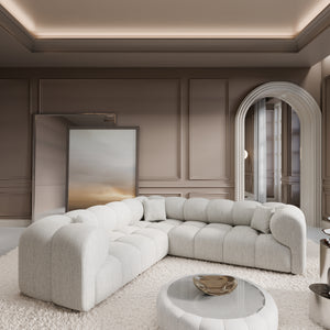 STRUCTURED FABRIC White