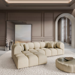 REAL LEATHER Beige