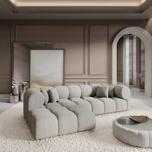 STRUCTURED FABRIC Light Grey