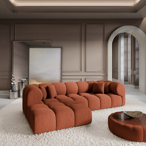 STRUCTURED FABRIC Terracotta