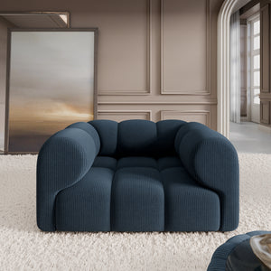 CORD VELVET Dark Blue
