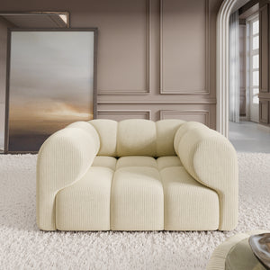 CORD VELVET Light Beige