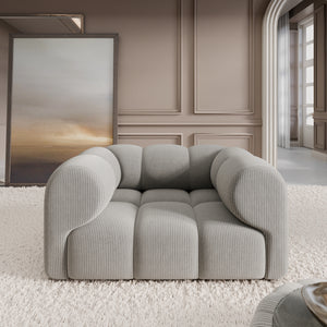 CORD VELVET Light Grey