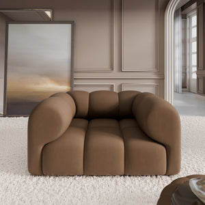 REAL LEATHER Choco Brown