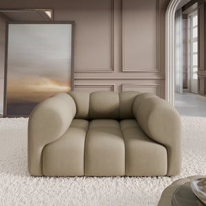REAL LEATHER Dark Beige