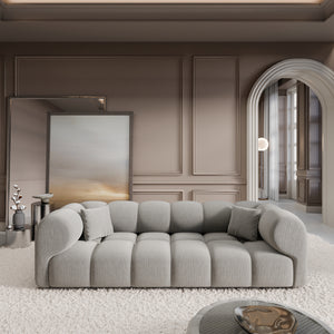 CORD VELVET Light Grey