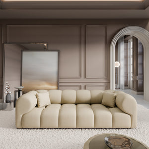 REAL LEATHER Beige