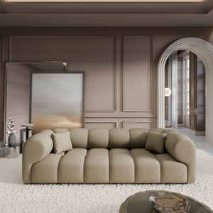 REAL LEATHER Dark Beige