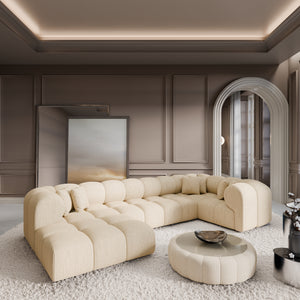 STRUCTURED FABRIC Cream