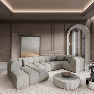 STRUCTURED FABRIC Light Grey