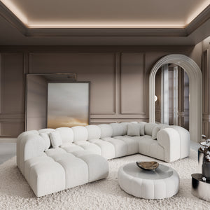 STRUCTURED FABRIC White