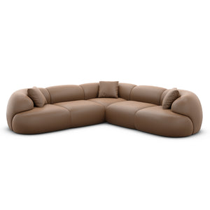 REAL LEATHER Choco Brown