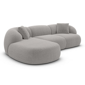 CORD VELVET Light Grey