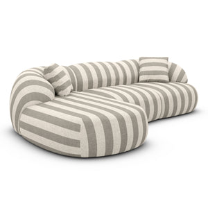 LINEN Stripes Beige Sand