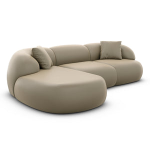 REAL LEATHER Dark Beige