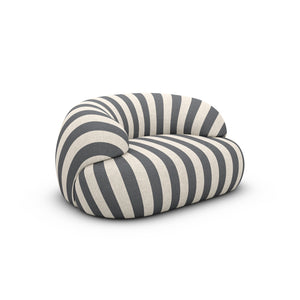 LINEN Stripes Grey Sand