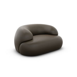 REAL LEATHER Dark Brown