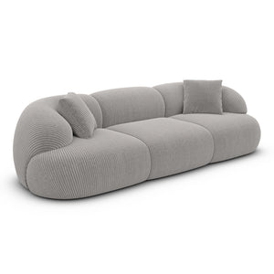 CORD VELVET Light Grey