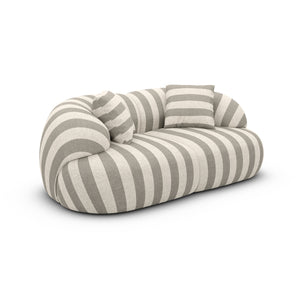 LINEN Stripes Beige Sand