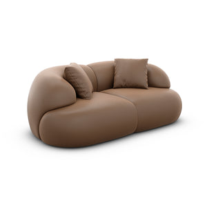REAL LEATHER Choco Brown