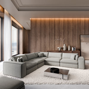 STRUCTURED FABRIC Light Grey