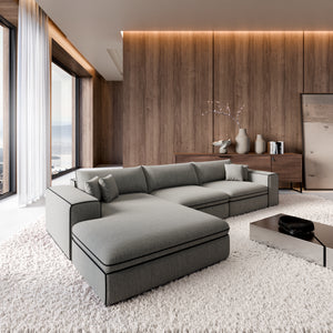 STRUCTURED FABRIC Light Grey