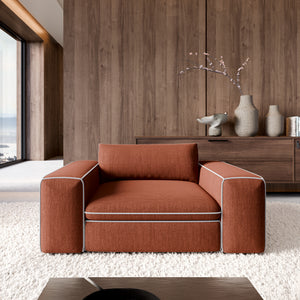STRUCTURED FABRIC Terracotta