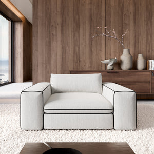 STRUCTURED FABRIC White
