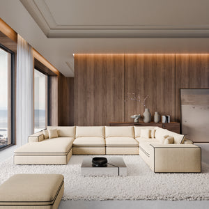 STRUCTURED FABRIC Cream
