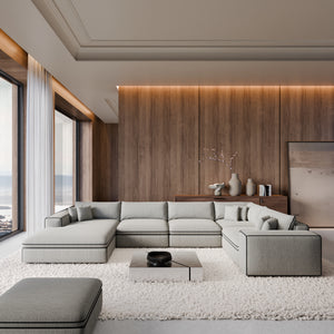 STRUCTURED FABRIC Light Grey