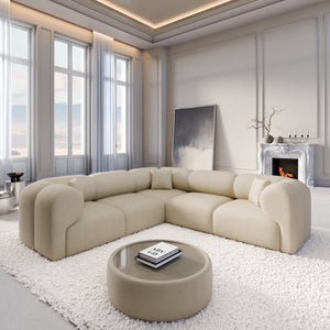 REAL LEATHER Beige