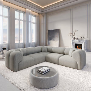 STRUCTURED FABRIC Light Grey
