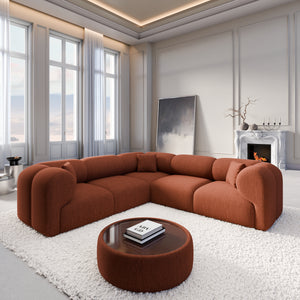 STRUCTURED FABRIC Terracotta