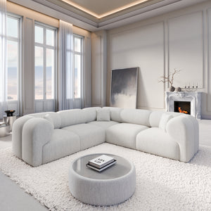 STRUCTURED FABRIC White