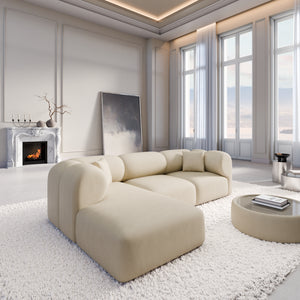 REAL LEATHER Beige