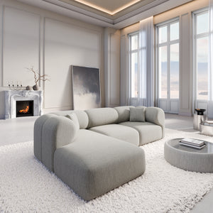 STRUCTURED FABRIC Light Grey