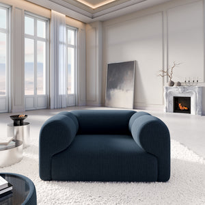 CORD VELVET Dark Blue