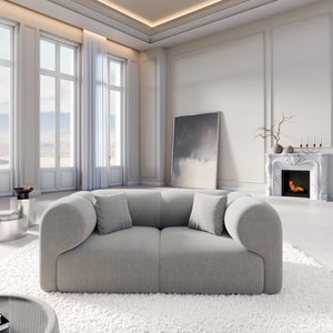 CORD VELVET Light Grey