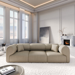 REAL LEATHER Dark Beige