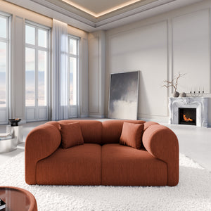 STRUCTURED FABRIC Terracotta