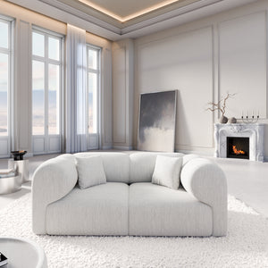 STRUCTURED FABRIC White