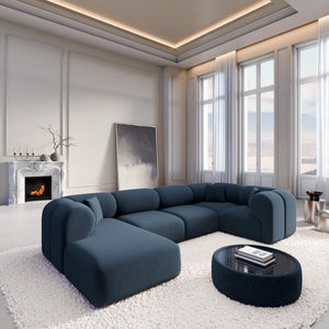 CORD VELVET Dark Blue