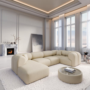 REAL LEATHER Beige