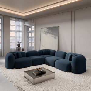 CORD VELVET Dark Blue