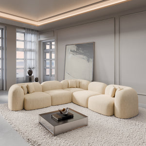 STRUCTURED FABRIC Cream