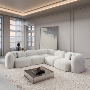 STRUCTURED FABRIC White