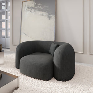 STRUCTURED FABRIC Anthrazit