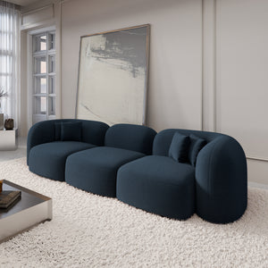 CORD VELVET Dark Blue
