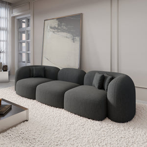 STRUCTURED FABRIC Anthrazit