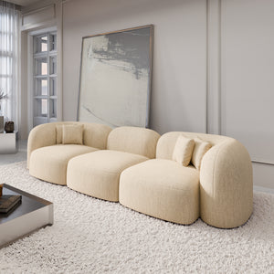 STRUCTURED FABRIC Cream